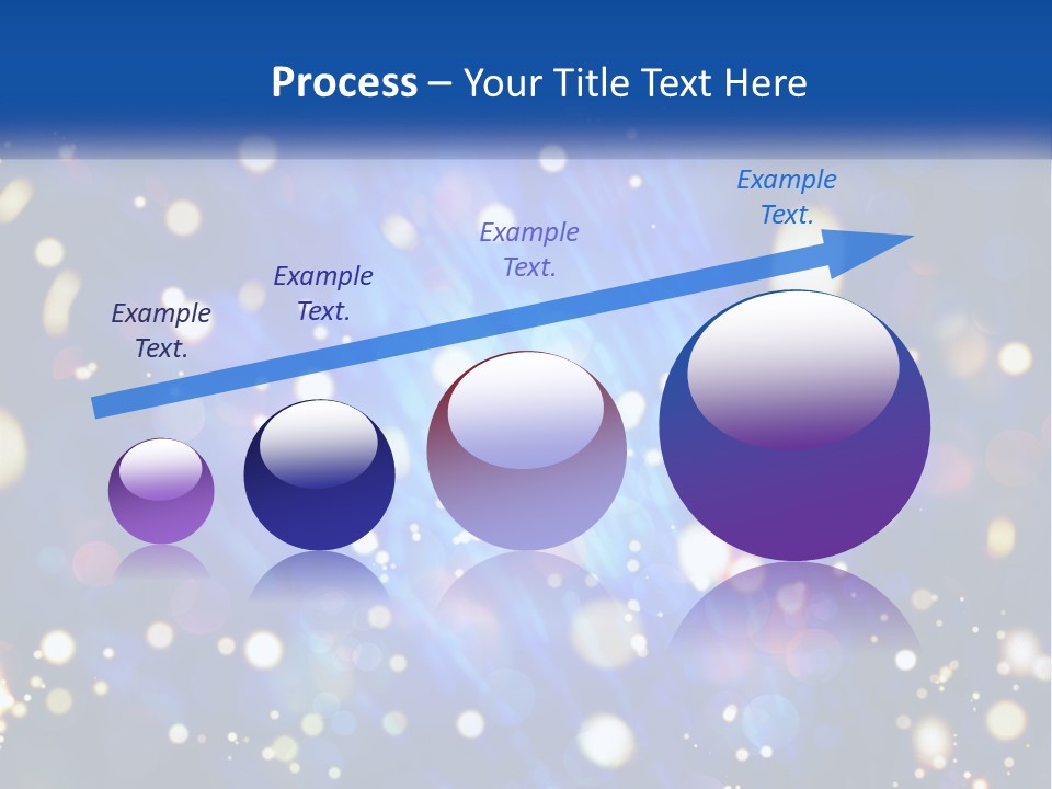 Illustration Of Night Lights PowerPoint Template
