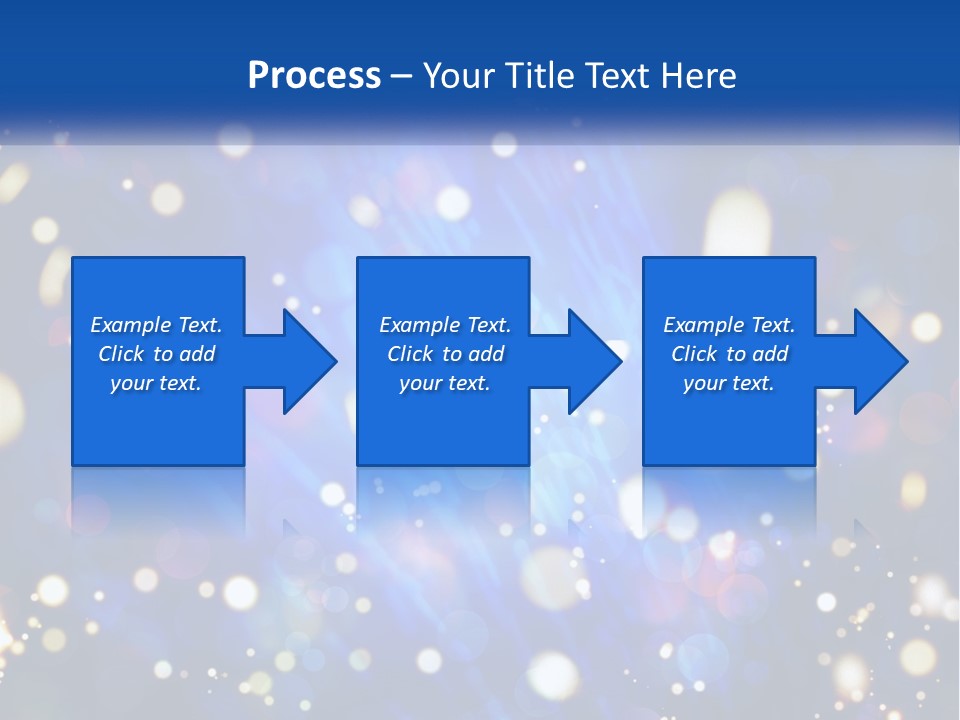 Illustration Of Night Lights PowerPoint Template