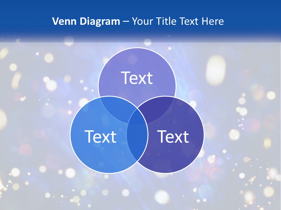 Illustration Of Night Lights PowerPoint Template