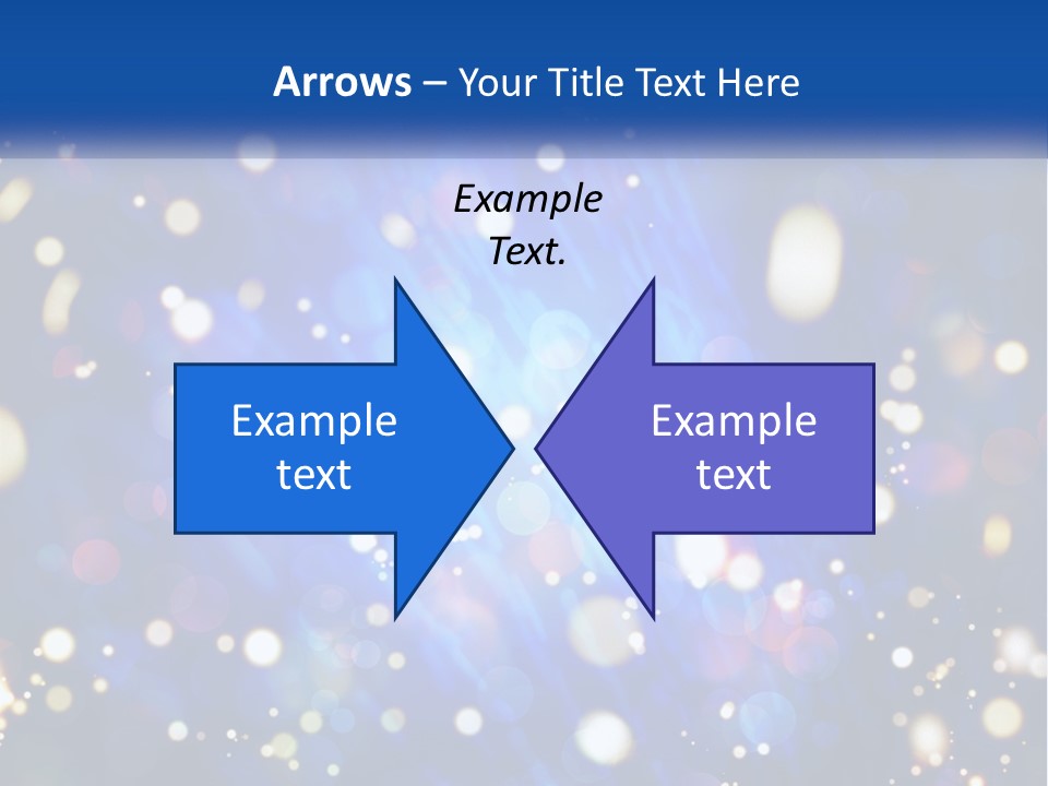 Illustration Of Night Lights PowerPoint Template