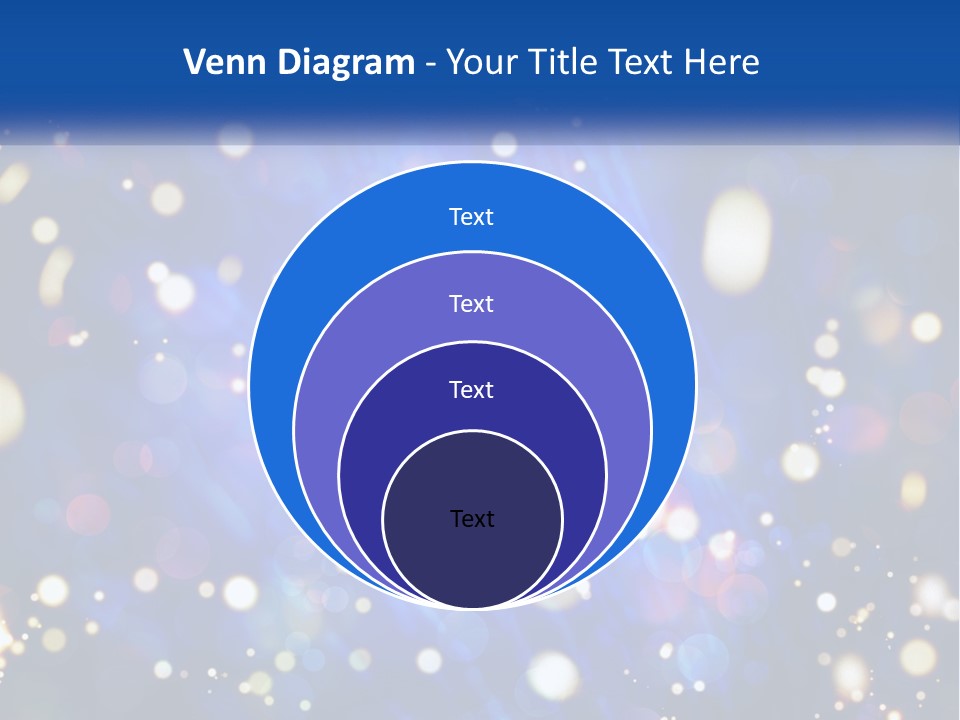 Illustration Of Night Lights PowerPoint Template