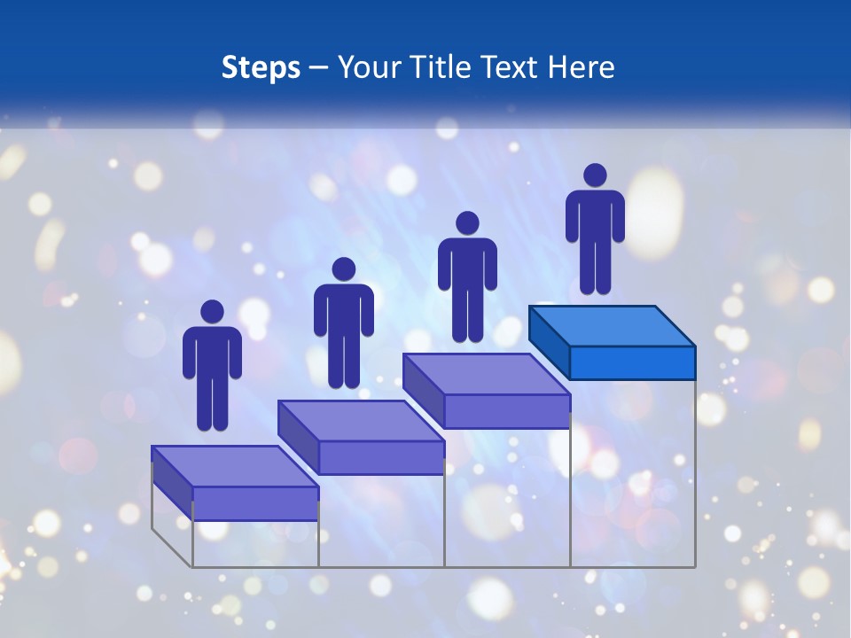 Illustration Of Night Lights PowerPoint Template
