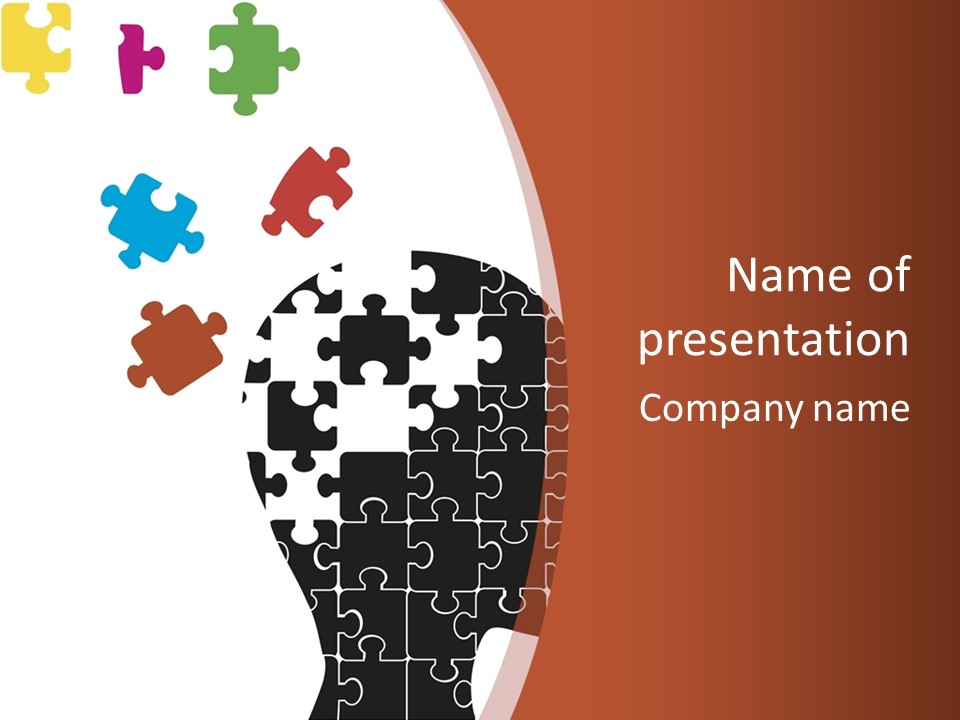Head Puzzle PowerPoint Template