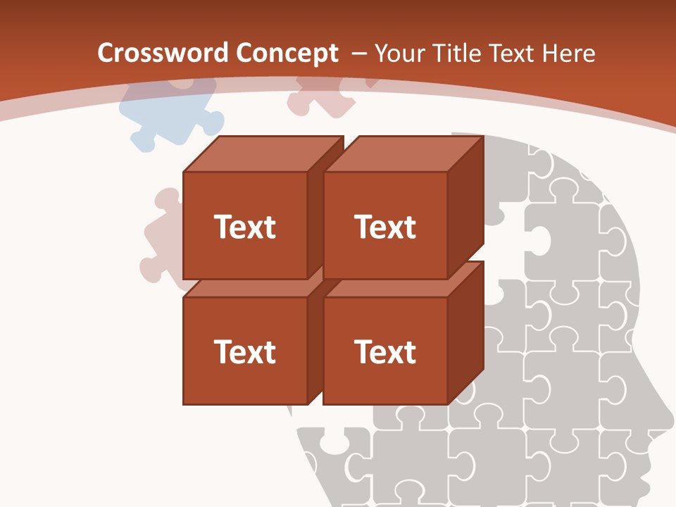 Head Puzzle PowerPoint Template