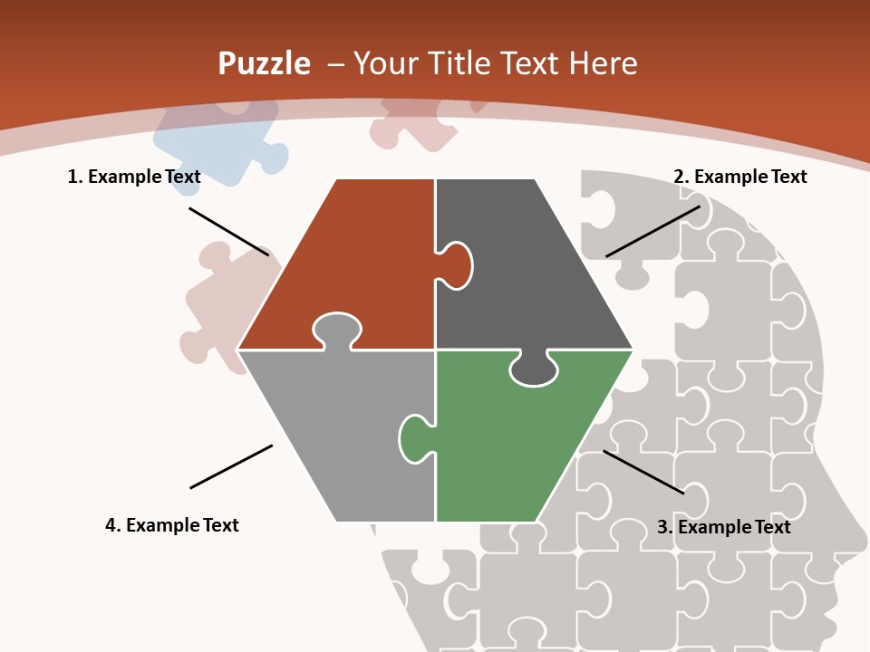 Head Puzzle PowerPoint Template