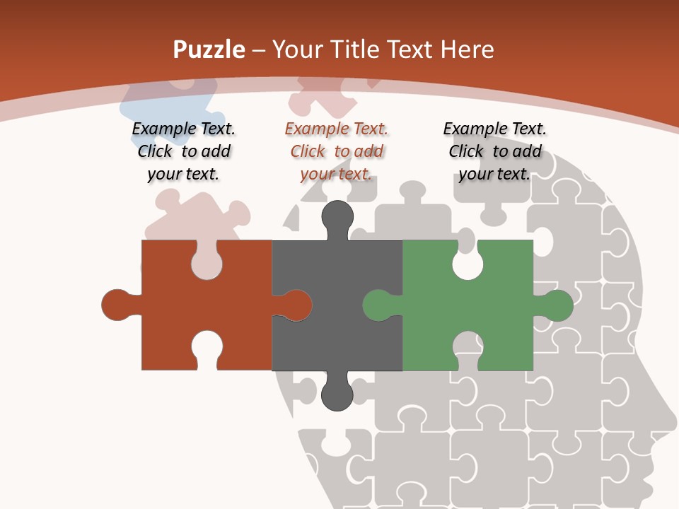 Head Puzzle PowerPoint Template