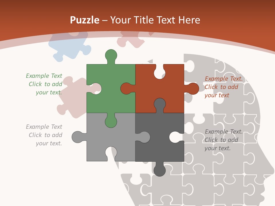 Head Puzzle PowerPoint Template