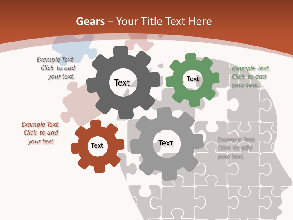 Head Puzzle PowerPoint Template