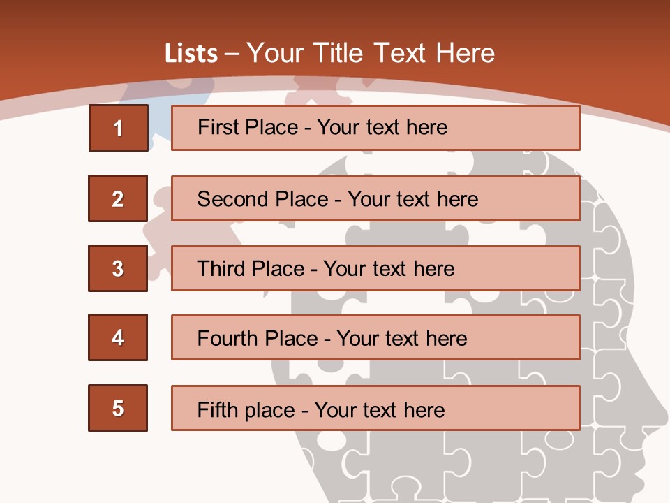 Head Puzzle PowerPoint Template