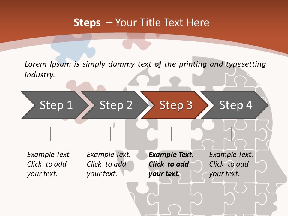 Head Puzzle PowerPoint Template