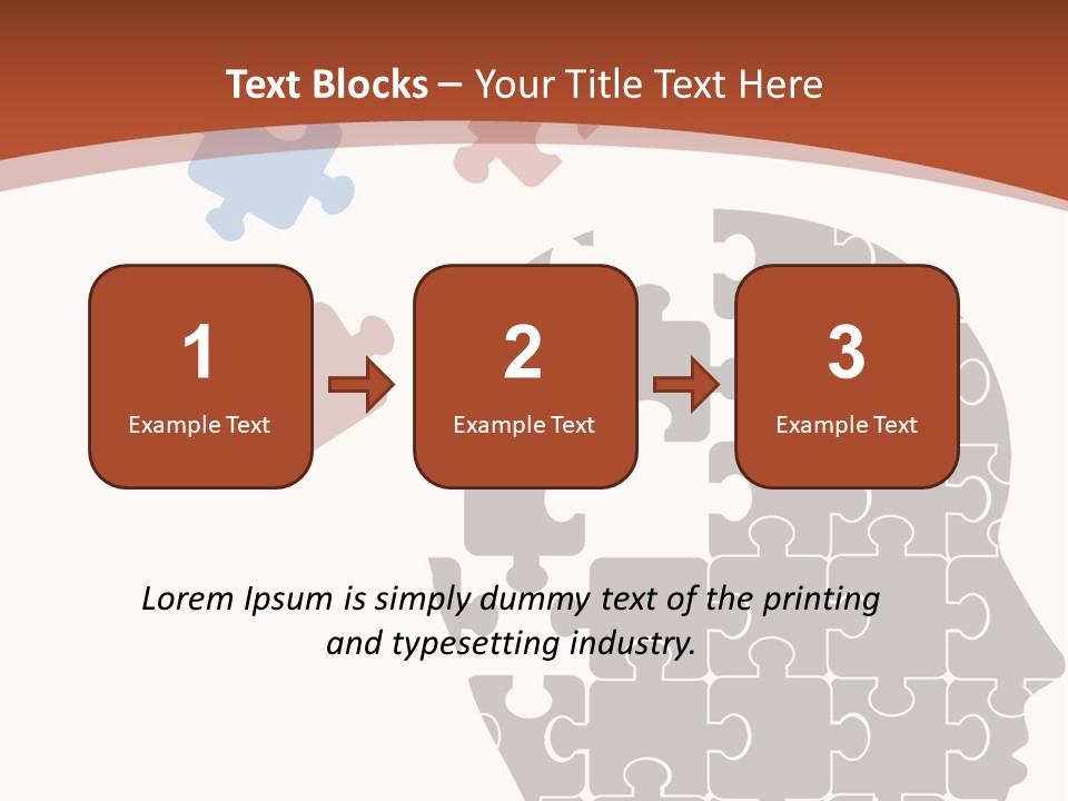 Head Puzzle PowerPoint Template