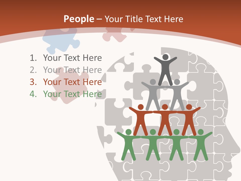 Head Puzzle PowerPoint Template