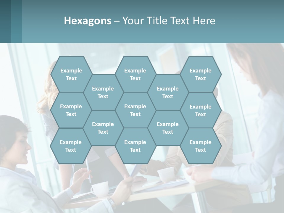 Women At The Meeting PowerPoint Template