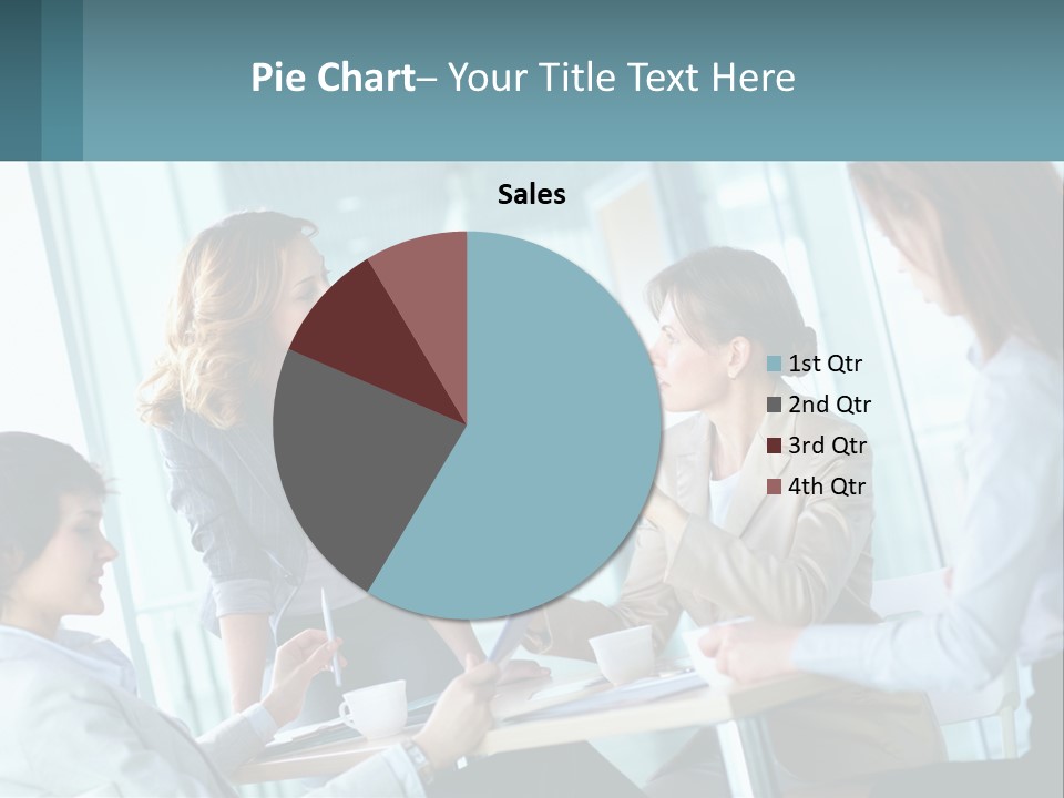 Women At The Meeting PowerPoint Template