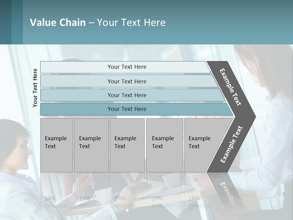 Women At The Meeting PowerPoint Template