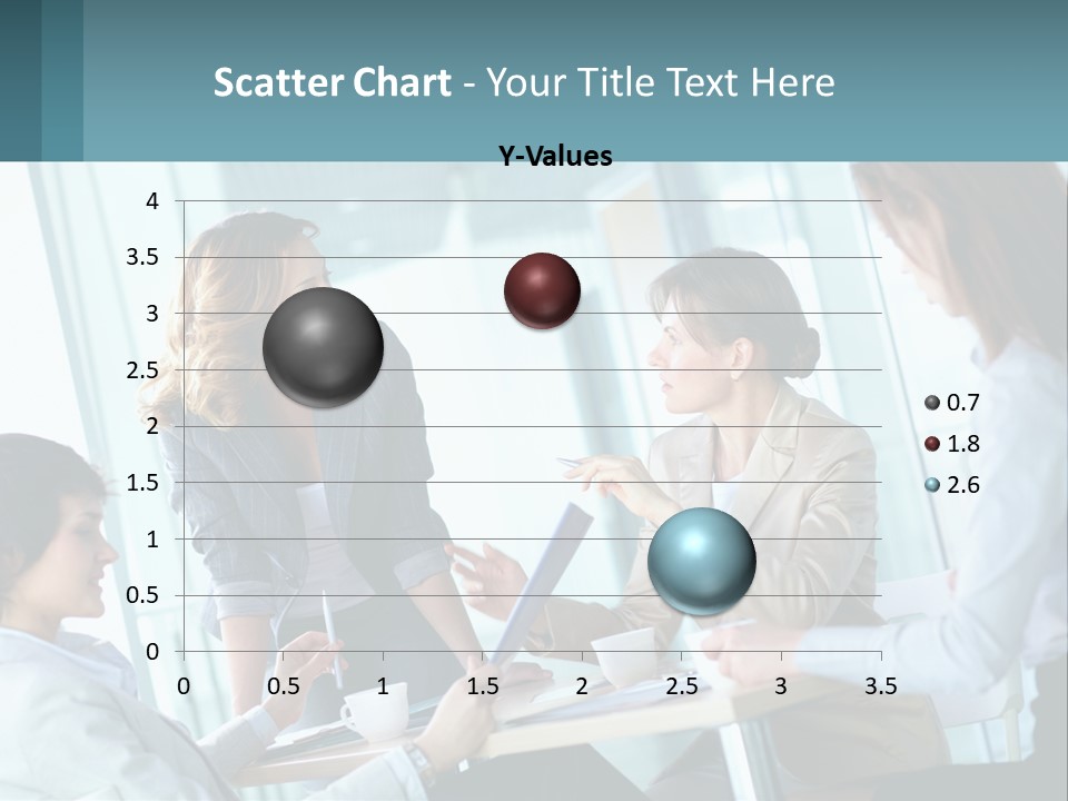 Women At The Meeting PowerPoint Template