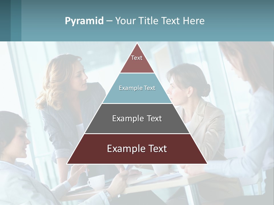 Women At The Meeting PowerPoint Template