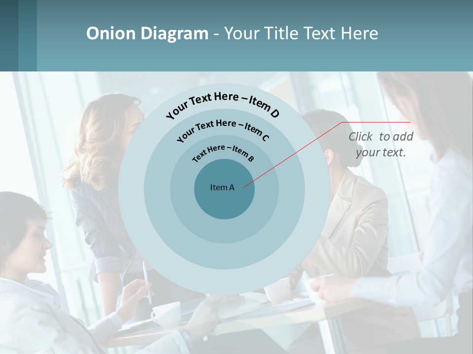 Women At The Meeting PowerPoint Template
