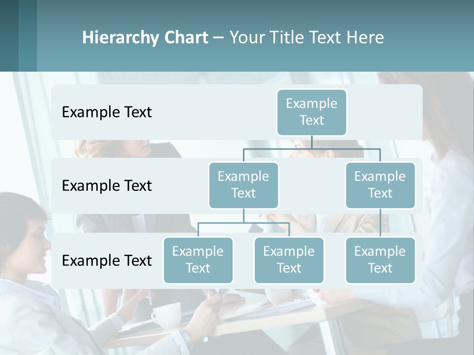 Women At The Meeting PowerPoint Template