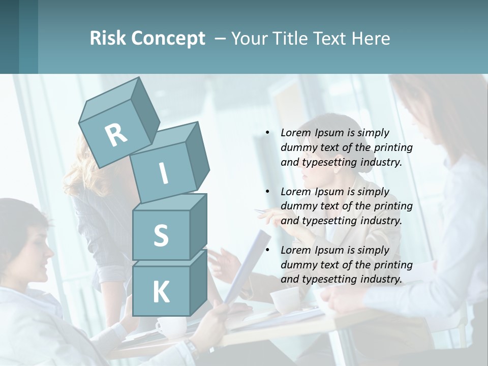 Women At The Meeting PowerPoint Template