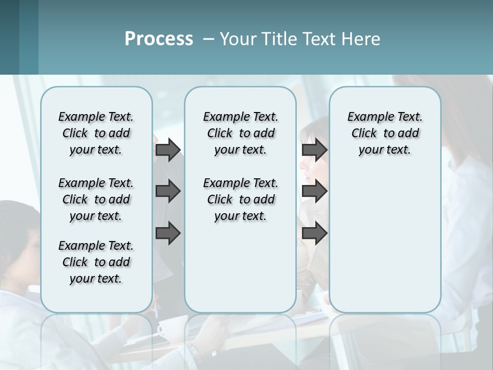 Women At The Meeting PowerPoint Template