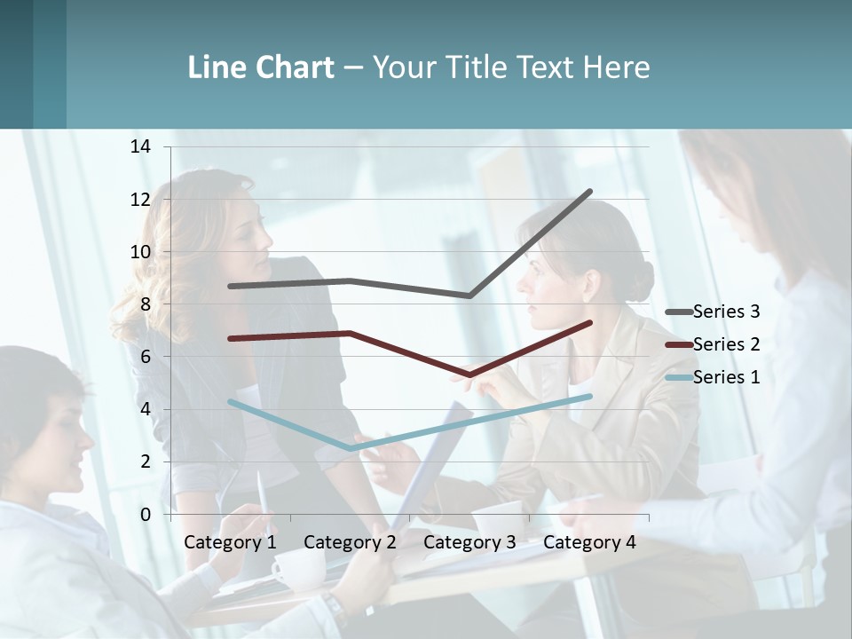 Women At The Meeting PowerPoint Template