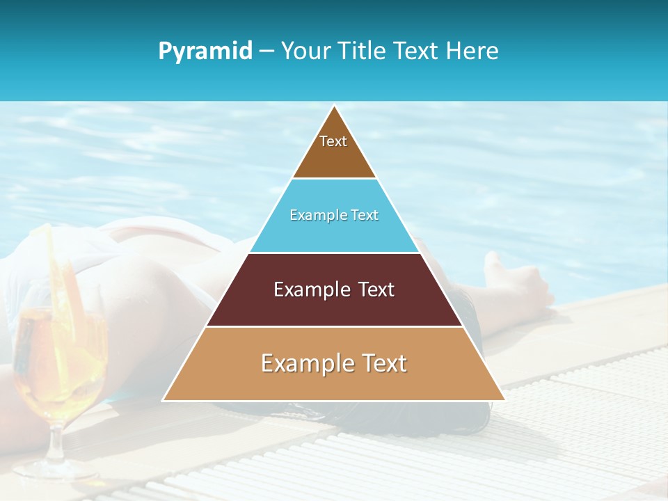 Poolside Girl PowerPoint Template
