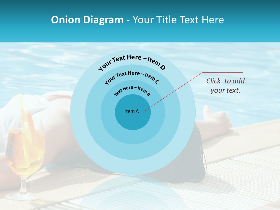 Poolside Girl PowerPoint Template
