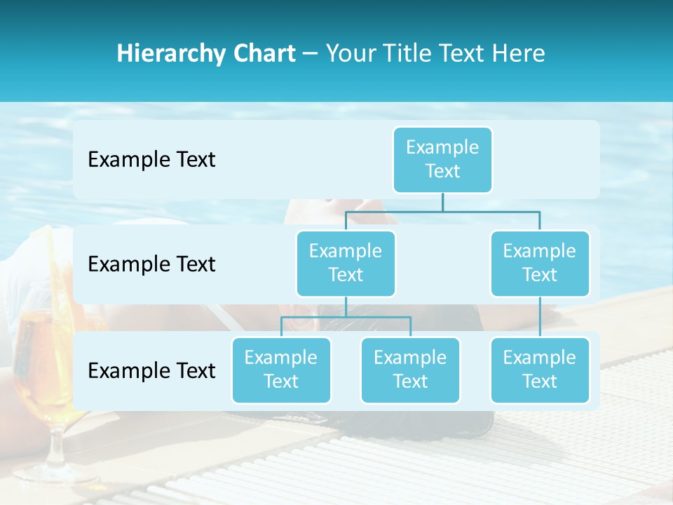 Poolside Girl PowerPoint Template