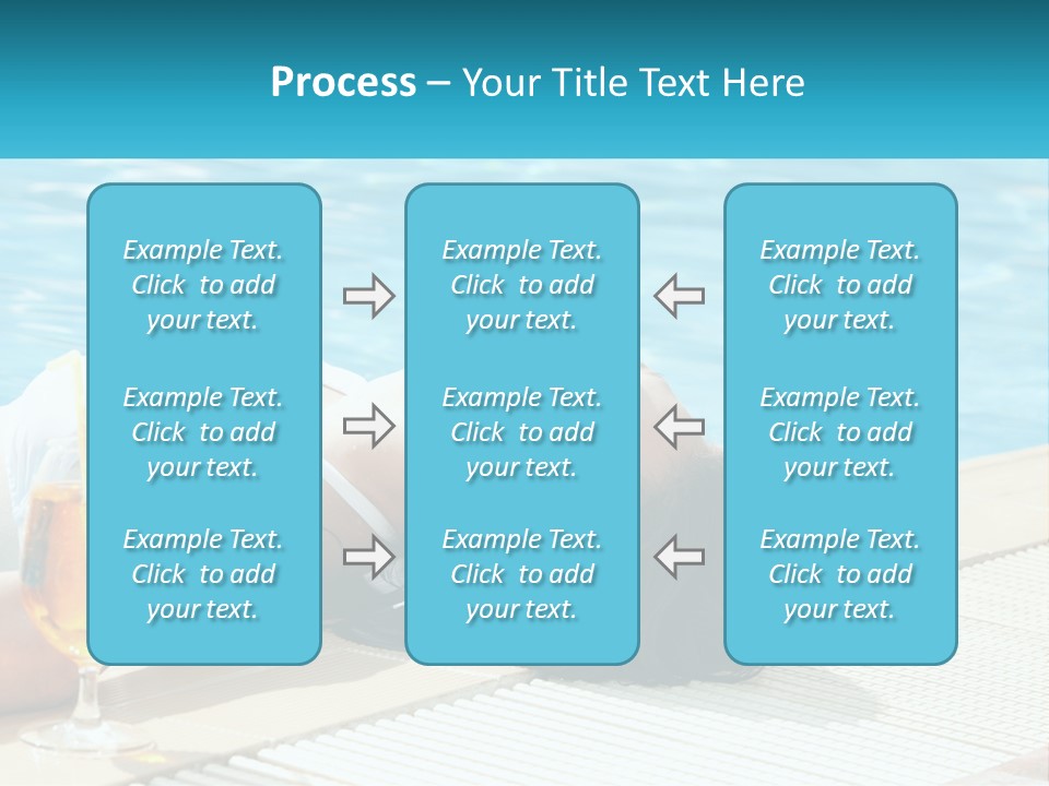Poolside Girl PowerPoint Template