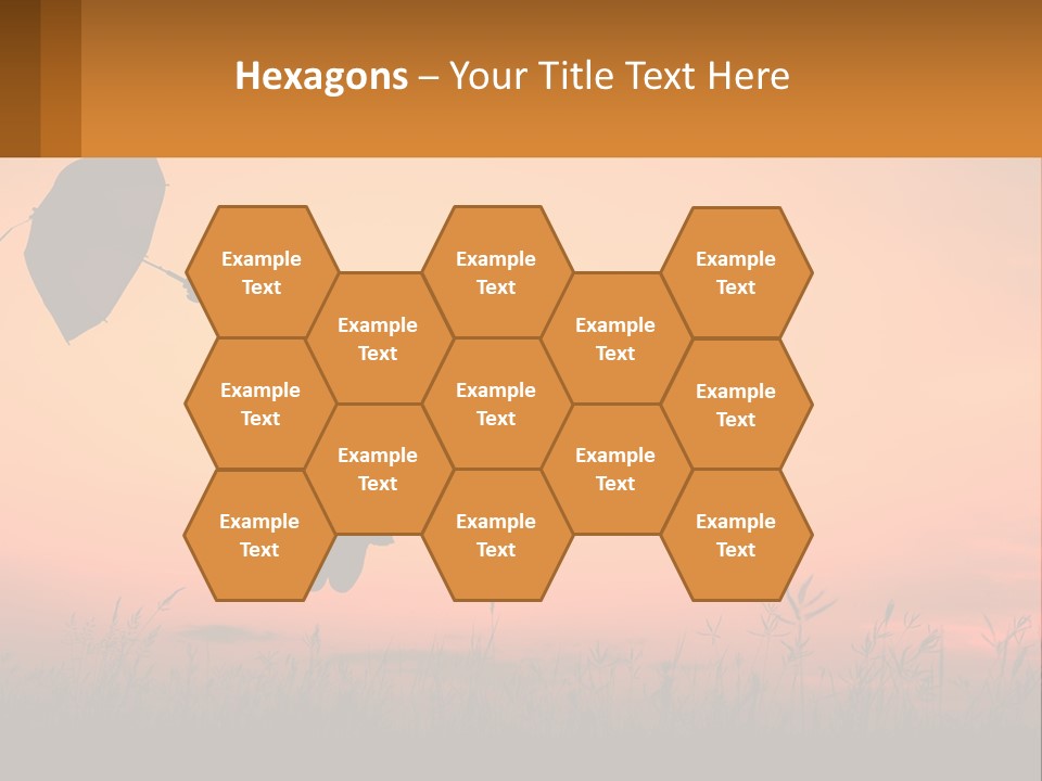 Girl With Umbrella PowerPoint Template