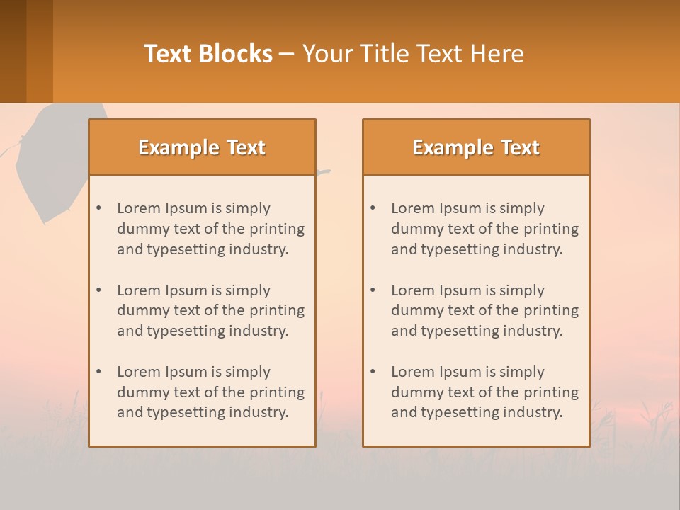 Girl With Umbrella PowerPoint Template