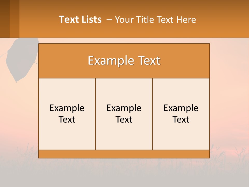 Girl With Umbrella PowerPoint Template