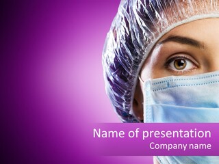 Masked Doctor PowerPoint Template