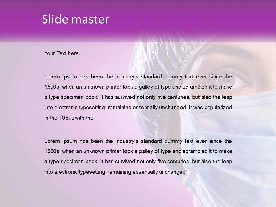 Masked Doctor PowerPoint Template