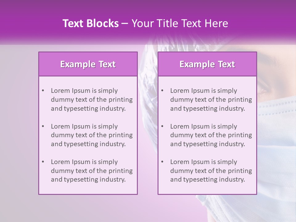 Masked Doctor PowerPoint Template