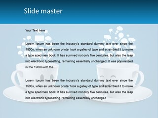 Chatting Over A Cup Of Tea PowerPoint Template