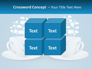 Chatting Over A Cup Of Tea PowerPoint Template