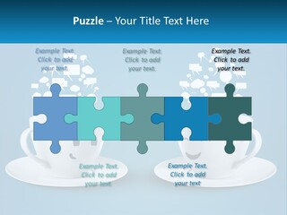 Chatting Over A Cup Of Tea PowerPoint Template