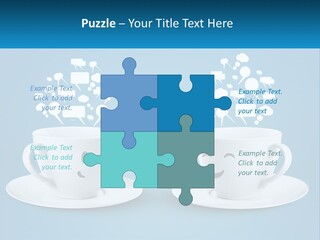 Chatting Over A Cup Of Tea PowerPoint Template