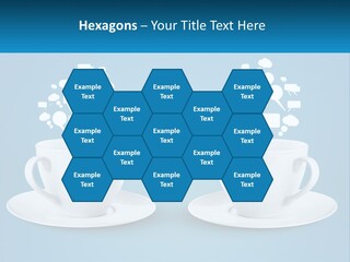 Chatting Over A Cup Of Tea PowerPoint Template