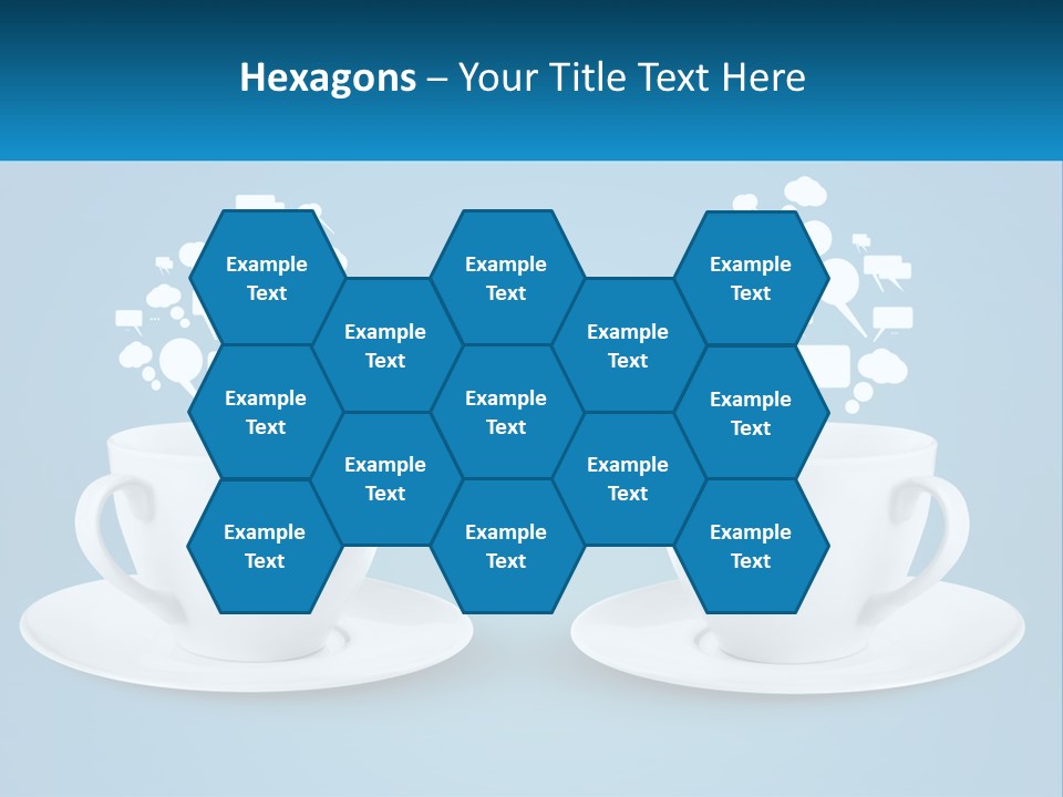 Chatting Over A Cup Of Tea PowerPoint Template