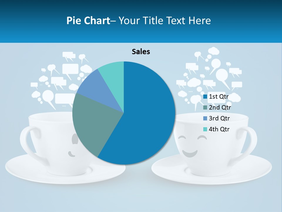 Chatting Over A Cup Of Tea PowerPoint Template