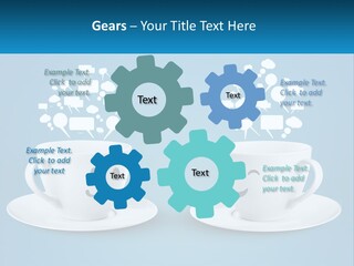 Chatting Over A Cup Of Tea PowerPoint Template