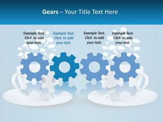 Chatting Over A Cup Of Tea PowerPoint Template