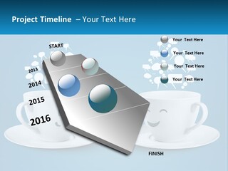 Chatting Over A Cup Of Tea PowerPoint Template