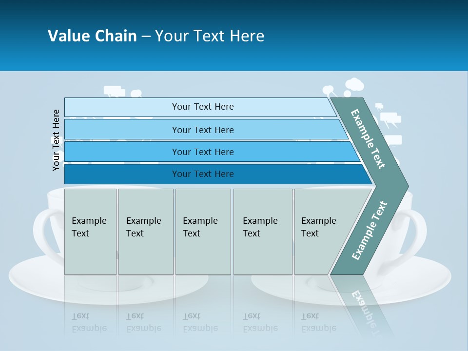 Chatting Over A Cup Of Tea PowerPoint Template
