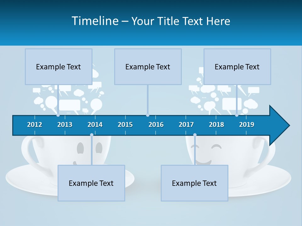 Chatting Over A Cup Of Tea PowerPoint Template