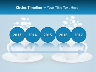 Chatting Over A Cup Of Tea PowerPoint Template