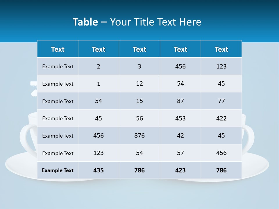 Chatting Over A Cup Of Tea PowerPoint Template